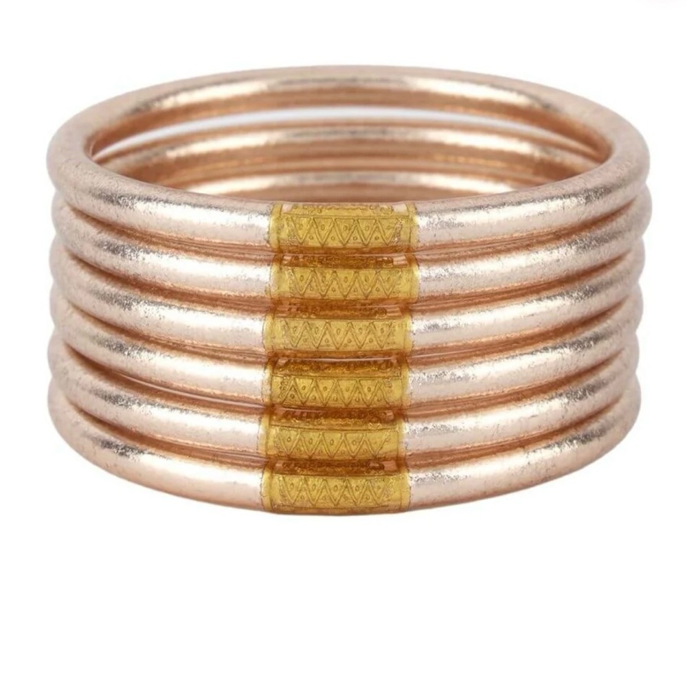 BudhaGirl Champagne All Weather Bangles